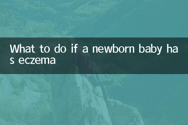 Qué hacer si un bebé recién nacido tiene eczema