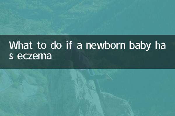 Qué hacer si un bebé recién nacido tiene eczema