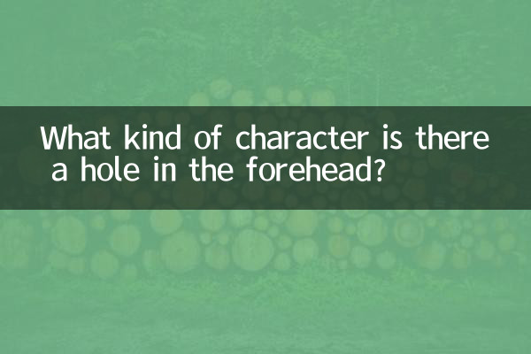 額頭有個洞什麼肖