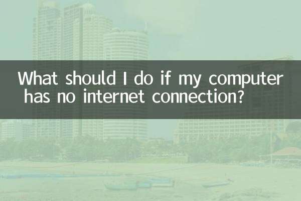 What should I do if my computer has no internet connection?