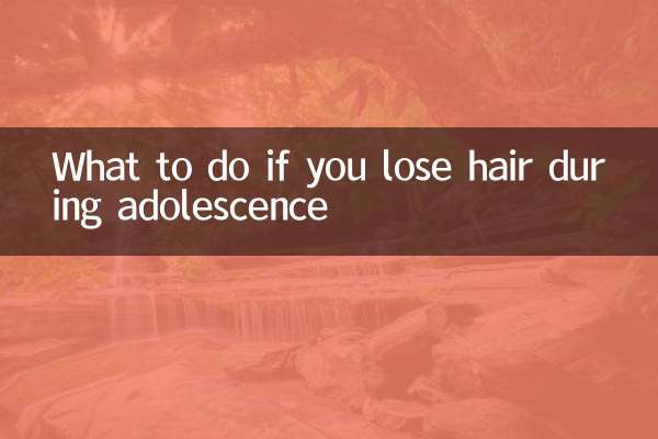 O que fazer se você perder cabelo na adolescência