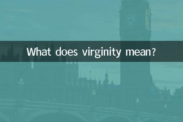 What does virginity mean?