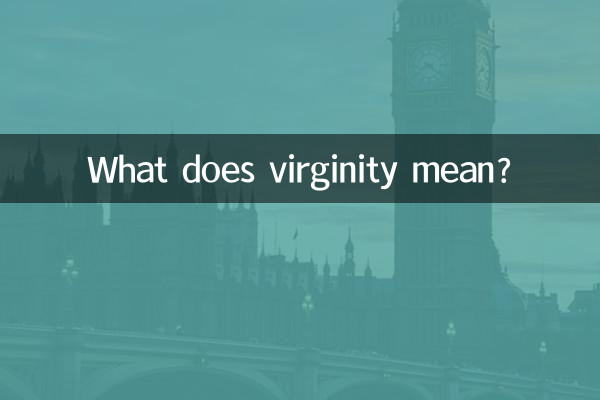 What does virginity mean?