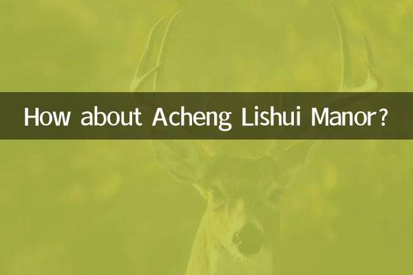 Wie wäre es mit dem Acheng Lishui Manor?