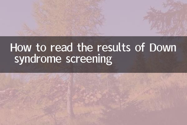 ڈاؤن سنڈروم اسکریننگ کے نتائج کو کیسے پڑھیں