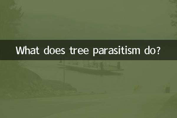 वृक्ष परजीविता क्या करती है?