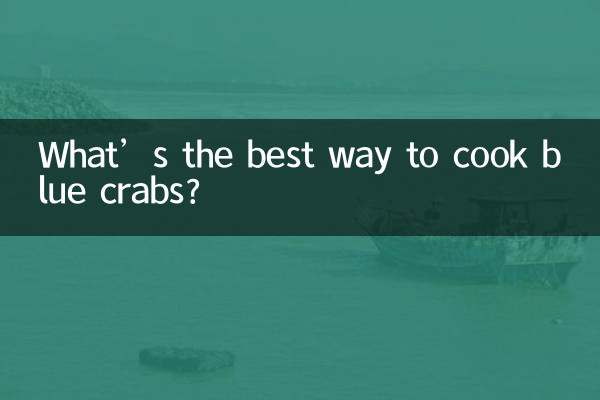 Quelle est la meilleure façon de cuisiner les crabes bleus ?