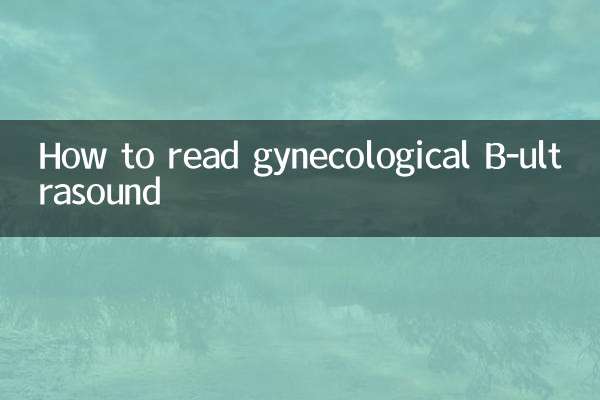So lesen Sie den gynäkologischen B-Ultraschall