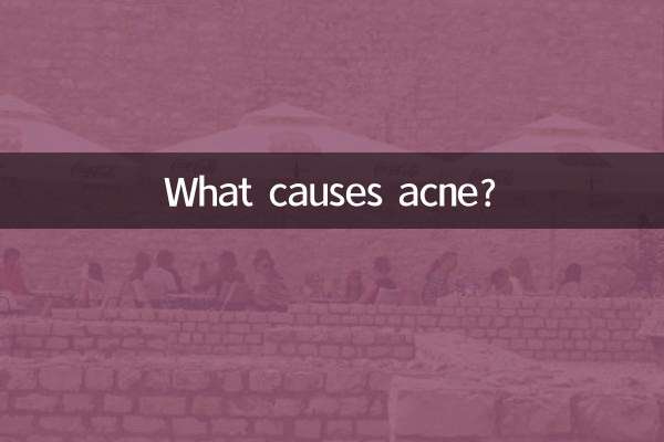 ¿Qué causa el acné?