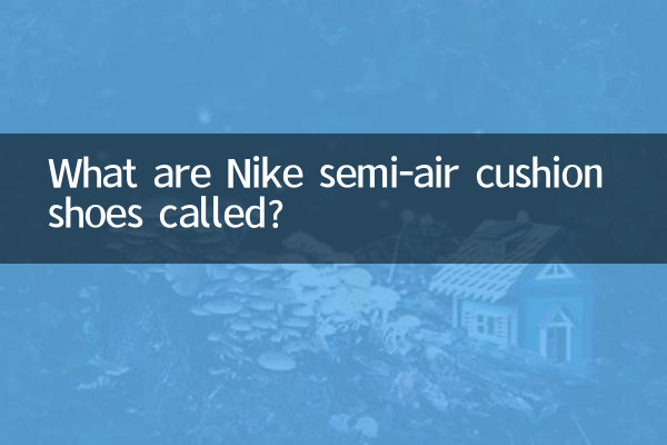 Como são chamados os tênis com almofada semi-aérea da Nike?