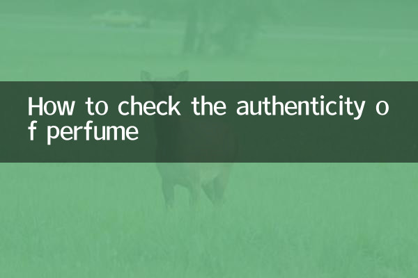 How to check the authenticity of perfume