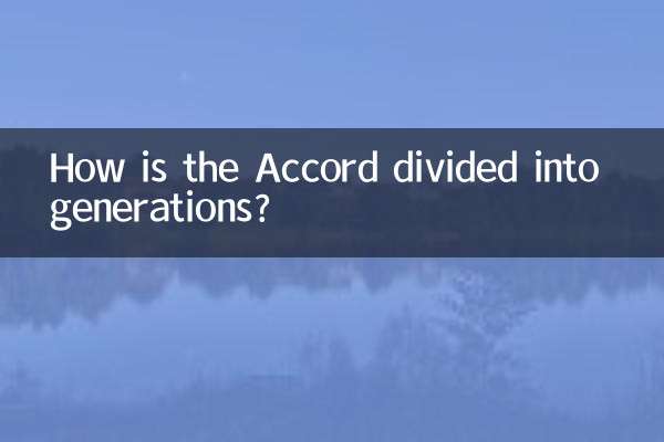 Como o Acordo é dividido em gerações?