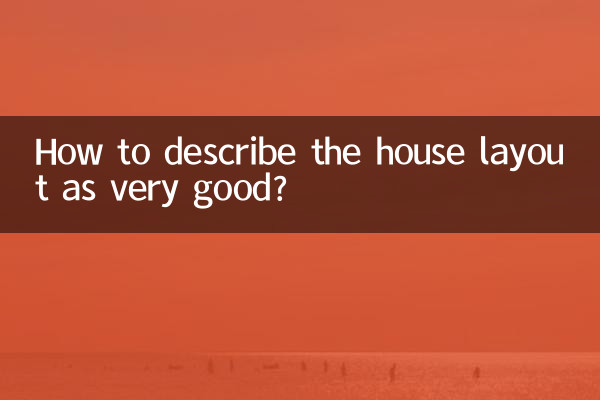 Wie kann man die Hausaufteilung als sehr gut bezeichnen?