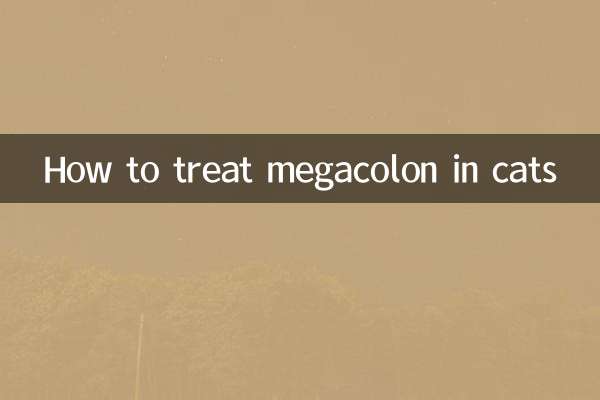 نحوه درمان مگاکولون در گربه ها