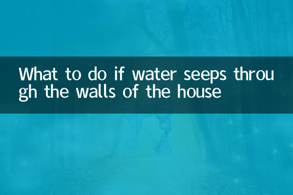 ঘরের দেয়াল দিয়ে পানি পড়লে কী করবেন