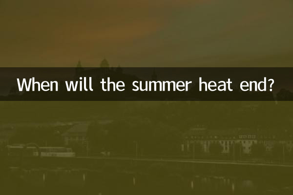 Wann endet die Sommerhitze?