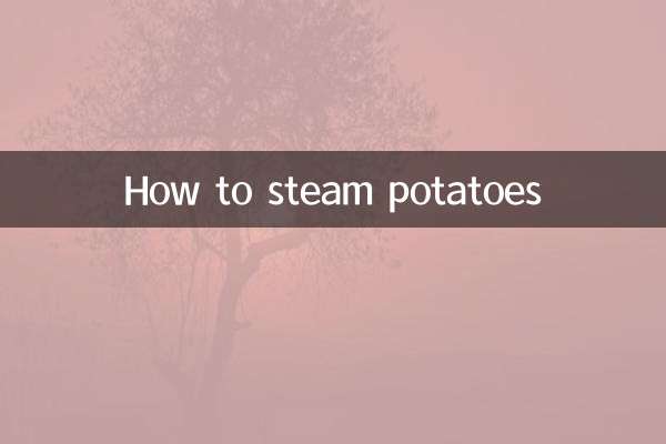 كيفية طهي البطاطس بالبخار