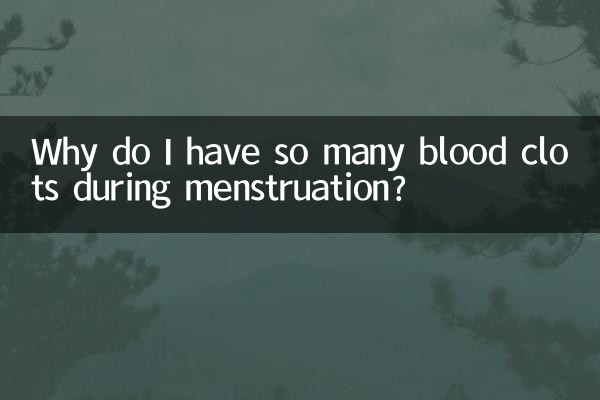 মাসিকের সময় আমার এত রক্ত জমাট বাঁধে কেন?