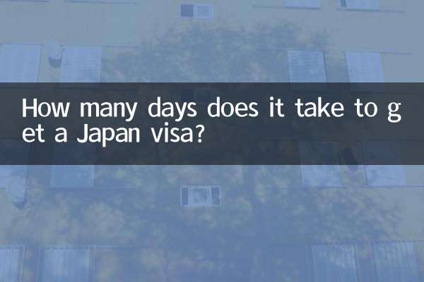 日本签证多少天