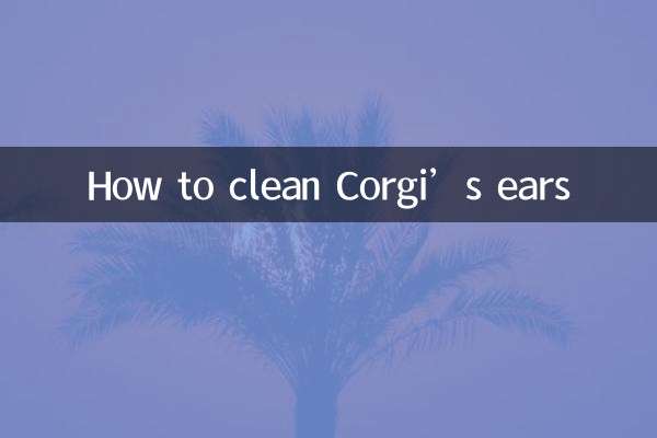 Come pulire le orecchie del Corgi