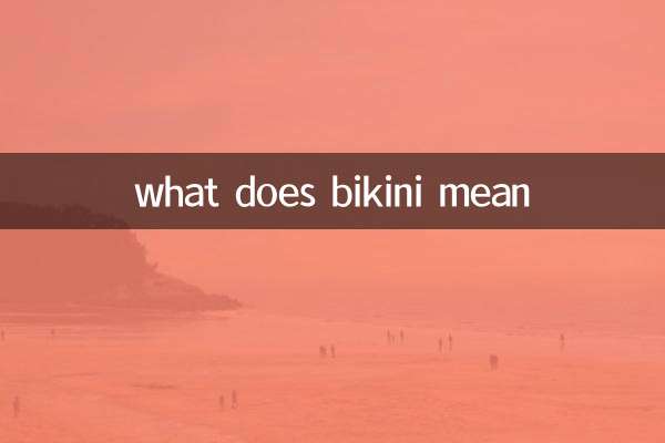 o que significa biquíni