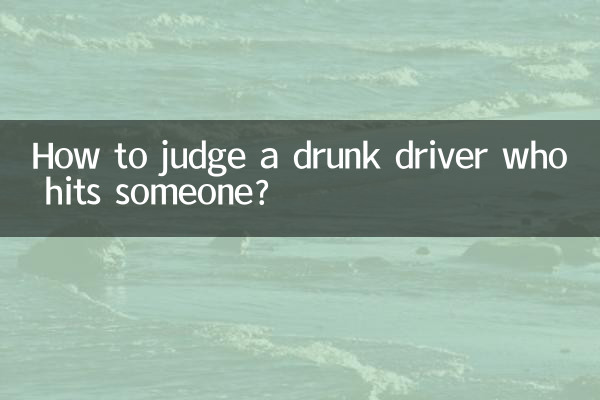 酒驾撞人怎么判