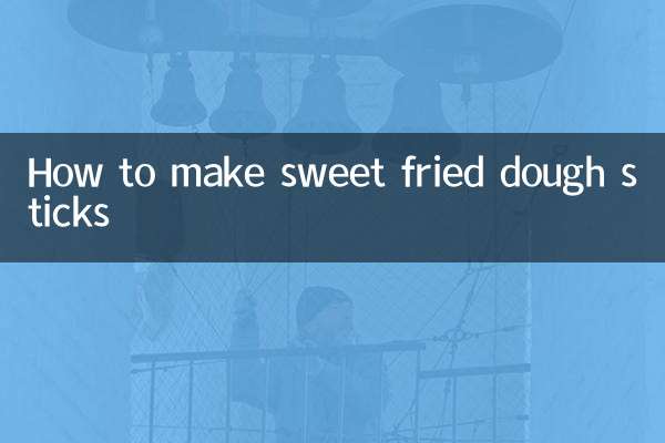 Как приготовить сладкие жареные палочки из теста