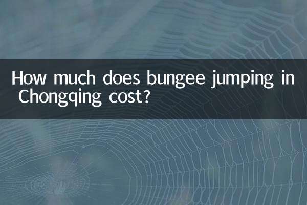 How much does bungee jumping in Chongqing cost?