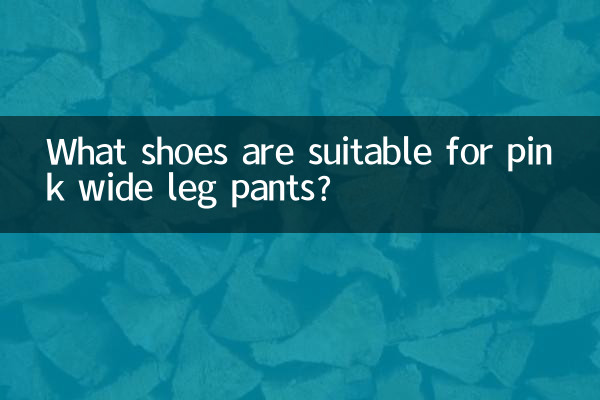 Welche Schuhe passen zu rosa Hosen mit weitem Bein?