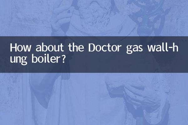 How about the Doctor gas wall-hung boiler?