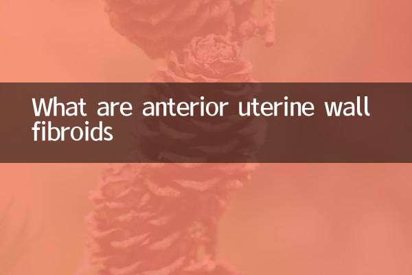 Cosa sono i fibromi della parete uterina anteriore