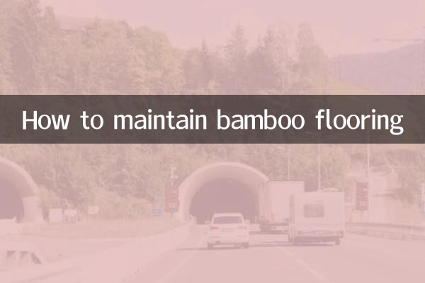 Como manter o piso de bambu