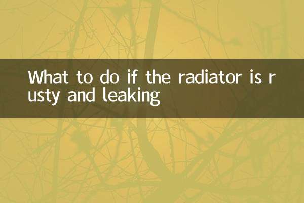 اگر ریڈی ایٹر زنگ آلود اور لیک ہو تو کیا کریں