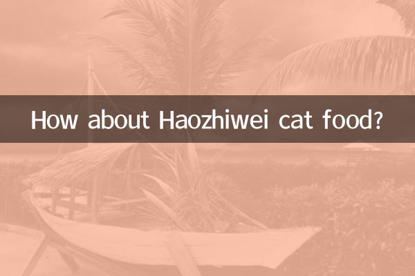 Wie wäre es mit Katzenfutter von Haozhiwei?