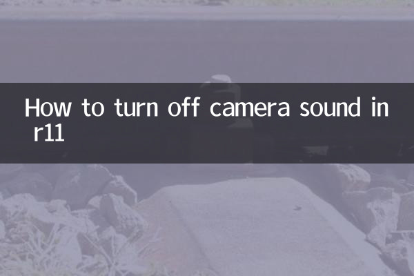 r11怎么关相机声音