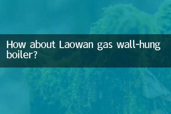 لاؤوان گیس کی دیوار سے لپٹی بوائلر کے بارے میں کیا خیال ہے؟