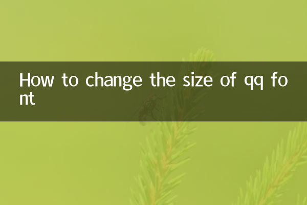 Come cambiare la dimensione del carattere qq