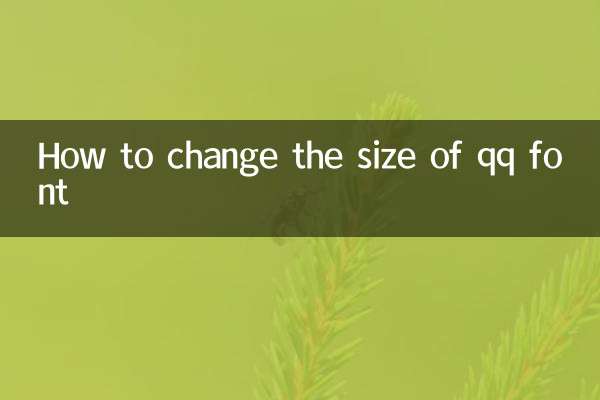 কিভাবে qq ফন্টের আকার পরিবর্তন করবেন