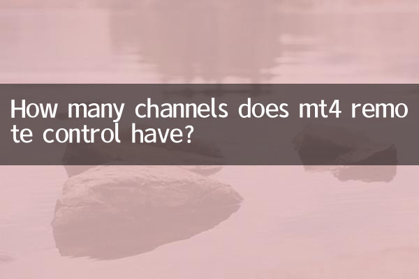 Сколько каналов у пульта мт4?