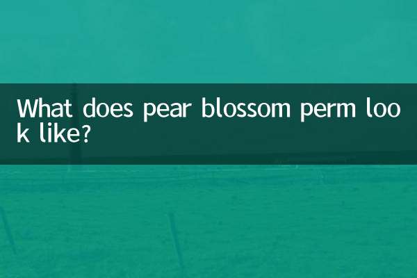 كيف يبدو بيرم زهر الكمثرى؟