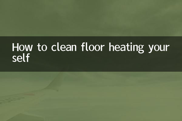 So reinigen Sie eine Fußbodenheizung selbst