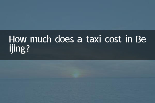 Wie viel kostet ein Taxi in Peking?