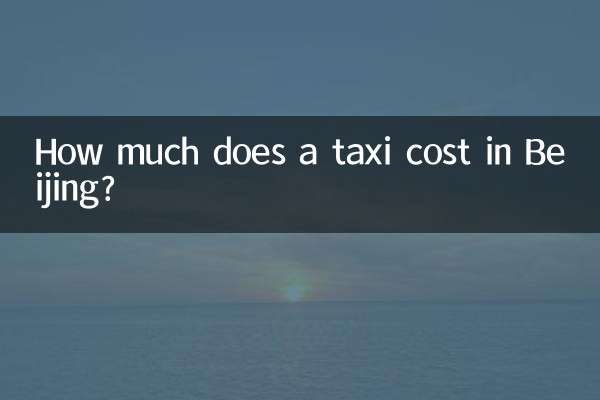 Wie viel kostet ein Taxi in Peking?