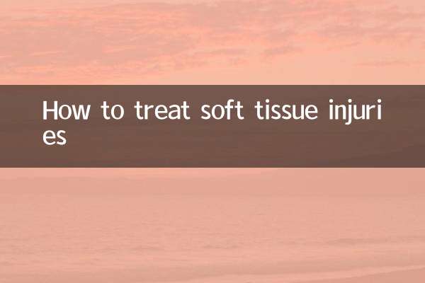 Cómo tratar las lesiones de tejidos blandos