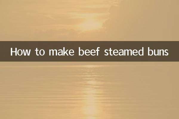 طريقة عمل فطائر اللحم البقري على البخار