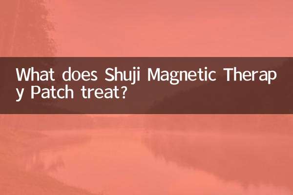 शुजी मैग्नेटिक थेरेपी पैच क्या उपचार करता है?