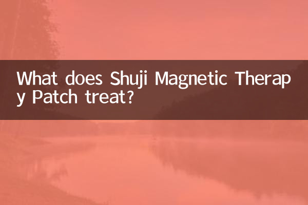 शुजी मैग्नेटिक थेरेपी पैच क्या उपचार करता है?