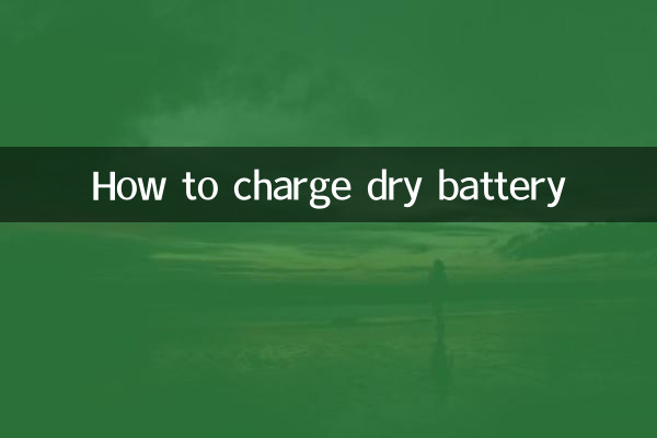 Cómo cargar una batería seca