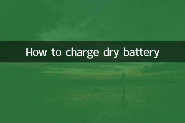 Cómo cargar una batería seca