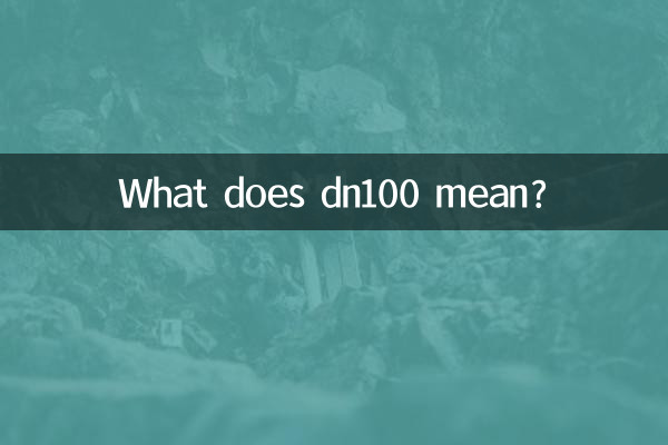 O que significa dn100?